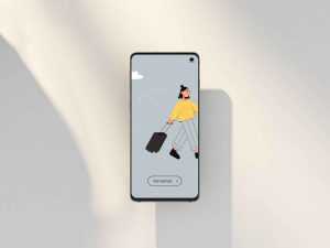 Flat Android Phone Mockup