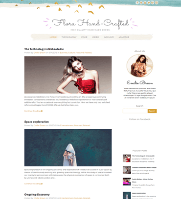 Flora Hand-Crafted