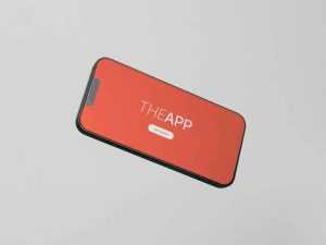 Flying Smartphone Mockup