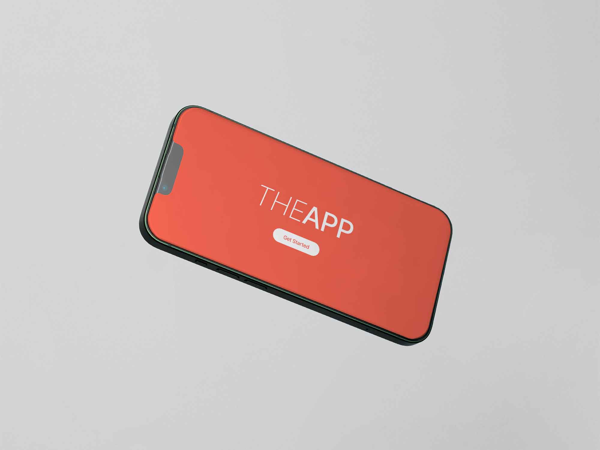Flying Smartphone Mockup