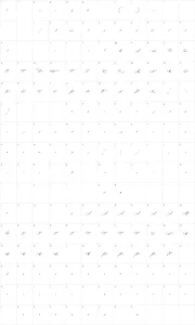 Mapa de caracteres da fonte Fontaine de Diamant