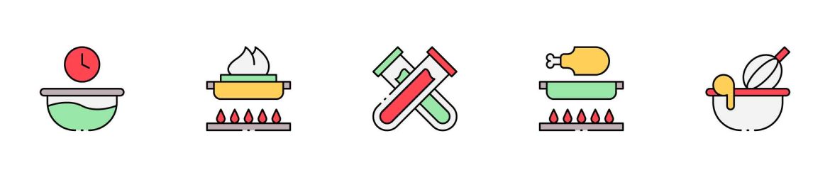 Food Processing Icons