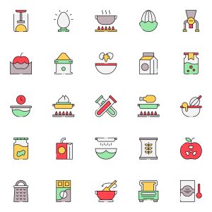 Food Processing Icons