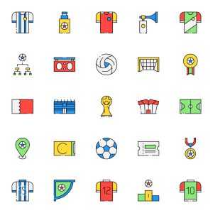Football World Cup Icons