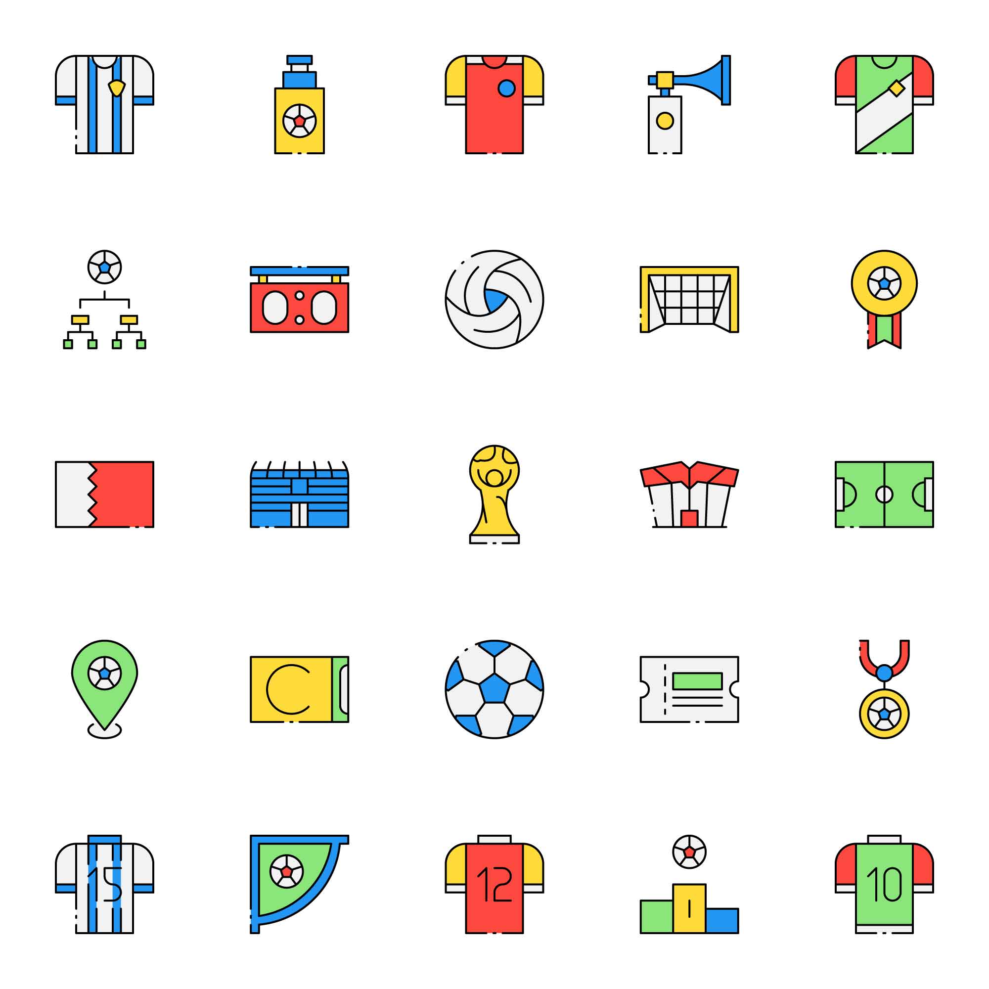 Football World Cup Icons