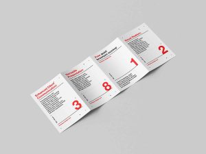 Four Fold Brochure Mockup