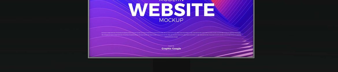 Free 2 Perspective Modern Website Mockups (PSD)