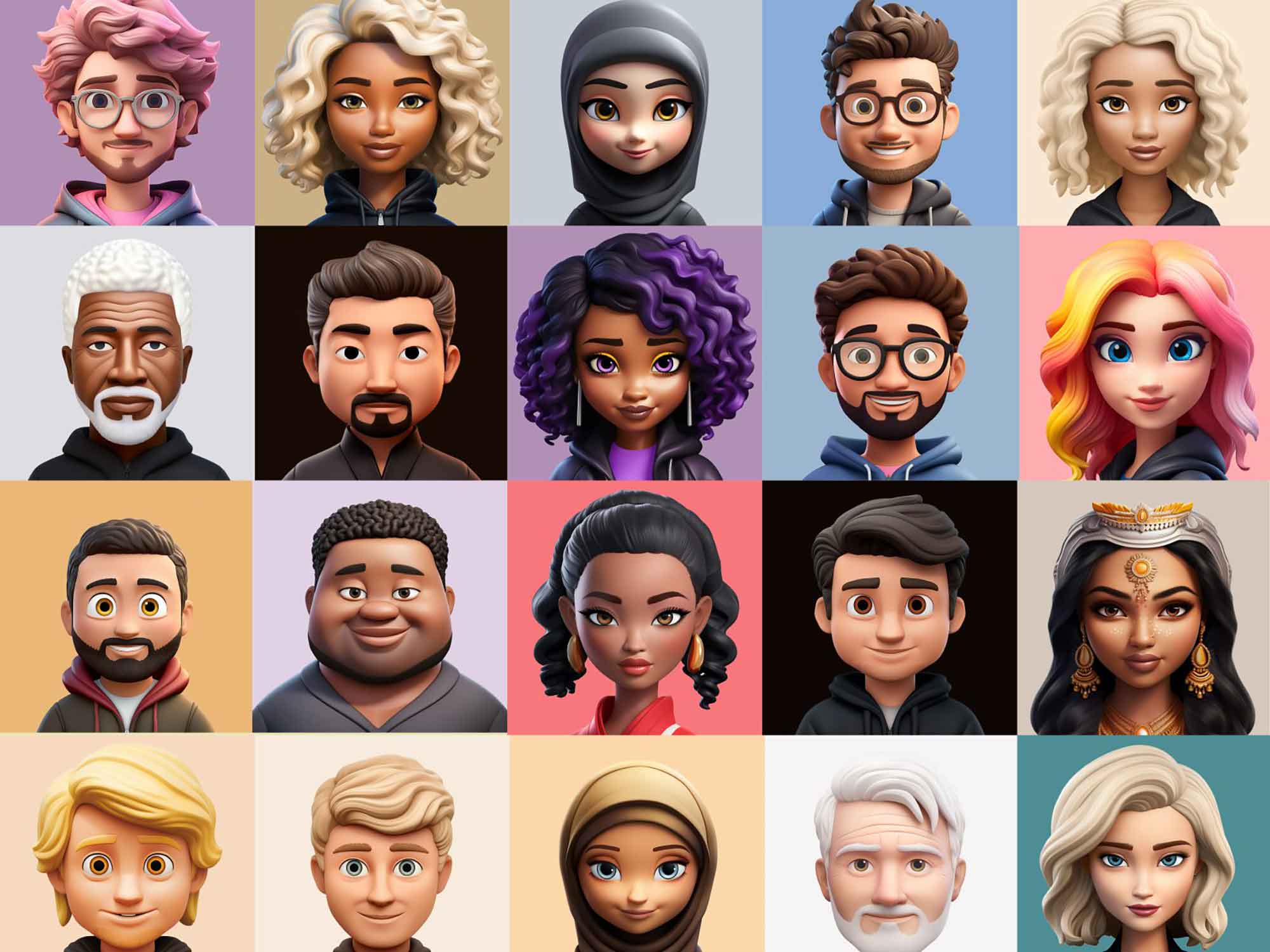 Free 3D Animoji Avatars