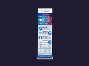 Free Banner Stand Mockup (PSD)