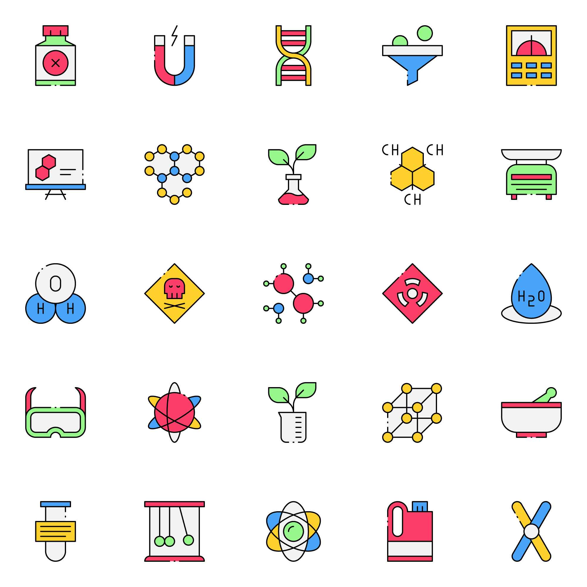 Free Biochemistry Icons