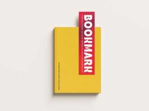 Free Bookmark Mockup