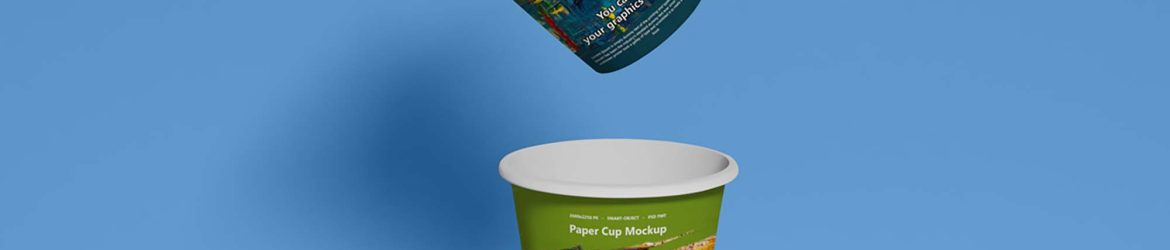 Free Brand Paper Cup Mockup (PSD)