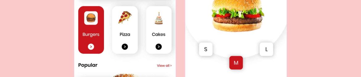 Free Burger App Template (FIG)
