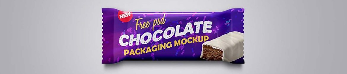 Free Chocolate Packaging Mockup (PSD)