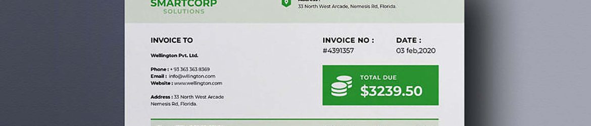 Free Corporate Invoice Template (IND)