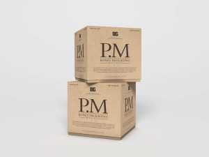Free Craft Boxes Mockup (PSD)