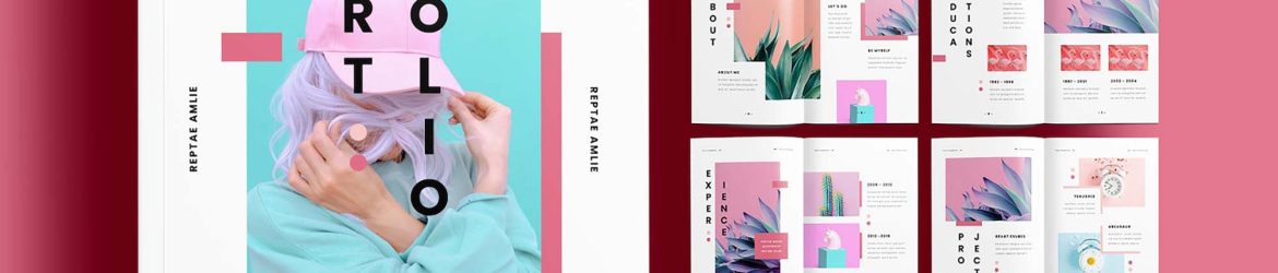 Free Creative Portfolio Layout Template (INDD)