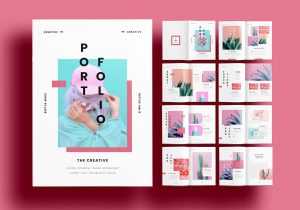 Free Creative Portfolio Layout Template (INDD)