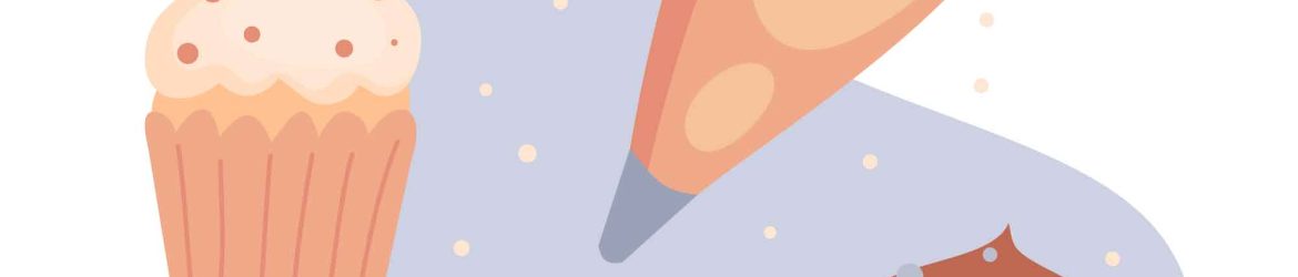 Free Cupcake Decorating Illustration