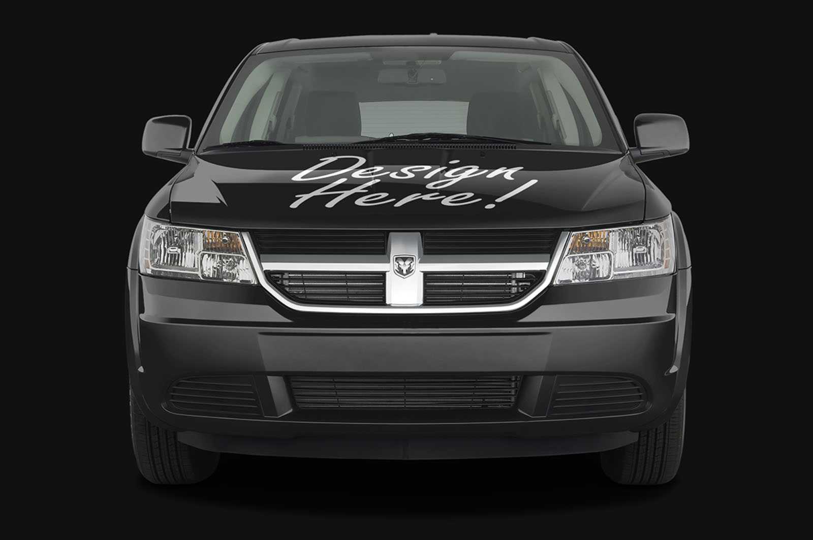 Free Dodge SUV Mockup