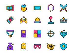 Free Esport Vector Icons (AI)