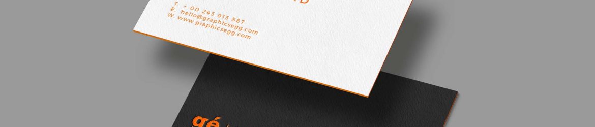 Free Floating Business Cards Mockup (PSD)