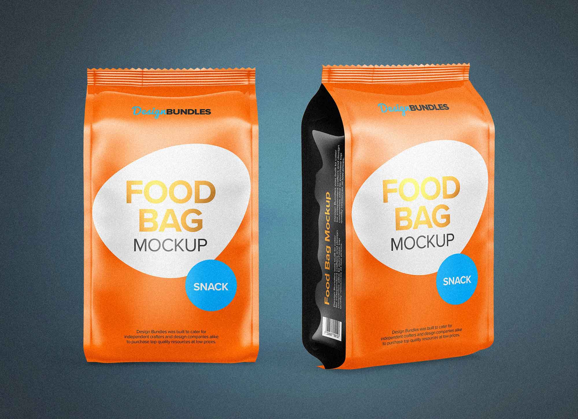 Free Food Bag Mockup (PSD)