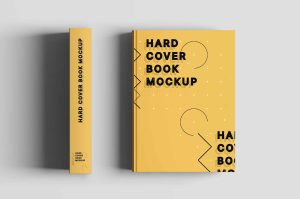 Free Front Hardcover Book Mockup