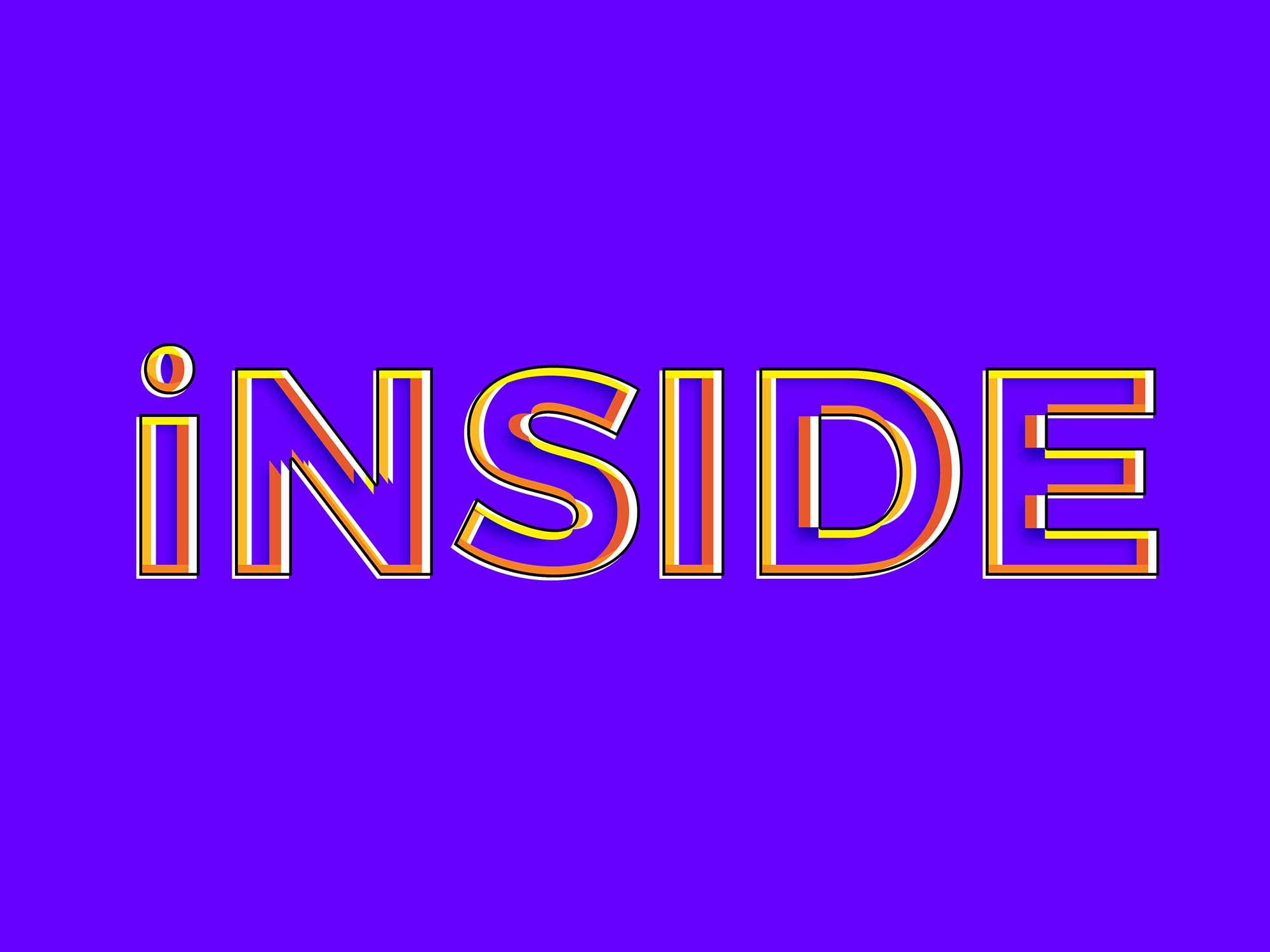 Free Inside Photoshop Text Effect (PSD)