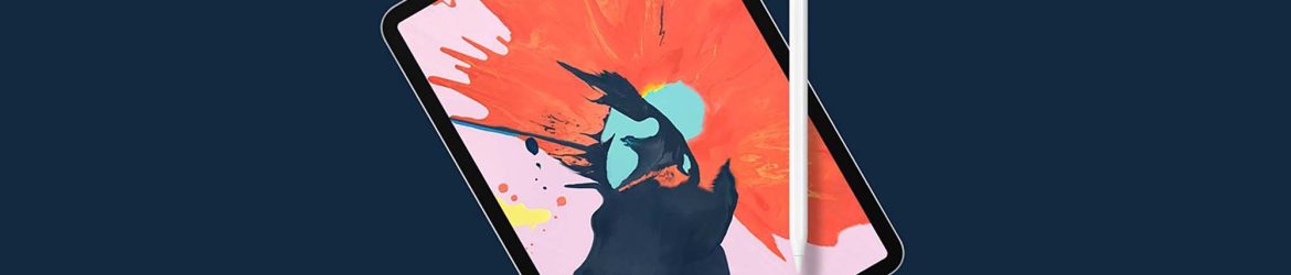 Free iPad Pro with Pencil Mockup (PSD)