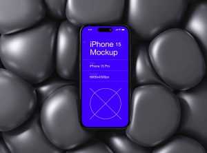 Free iPhone 15 Mockup (PSD)