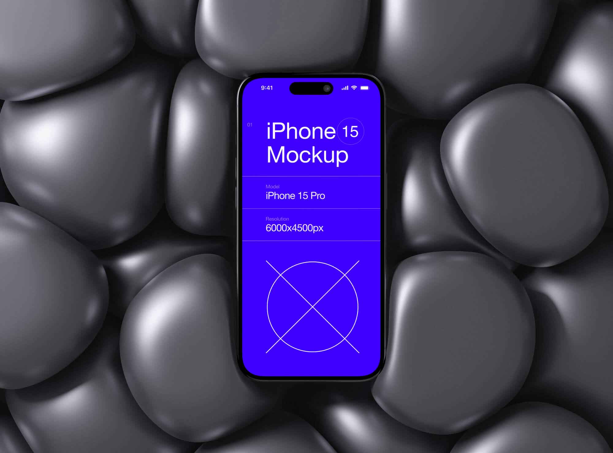 Free iPhone 15 Mockup (PSD)