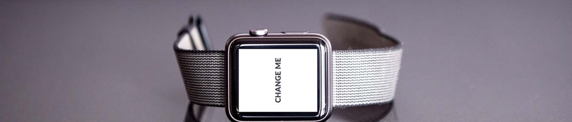 Free iWatch Mockup with Reflection (PSD)