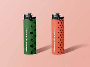 Free Lighter Mockup (PSD)