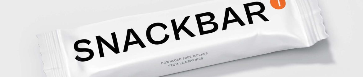 Free Matte Snack Bar Mockup (PSD)