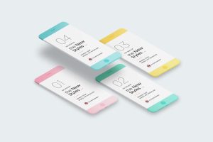 Free Minimalistic Phone Mockups (PSD)