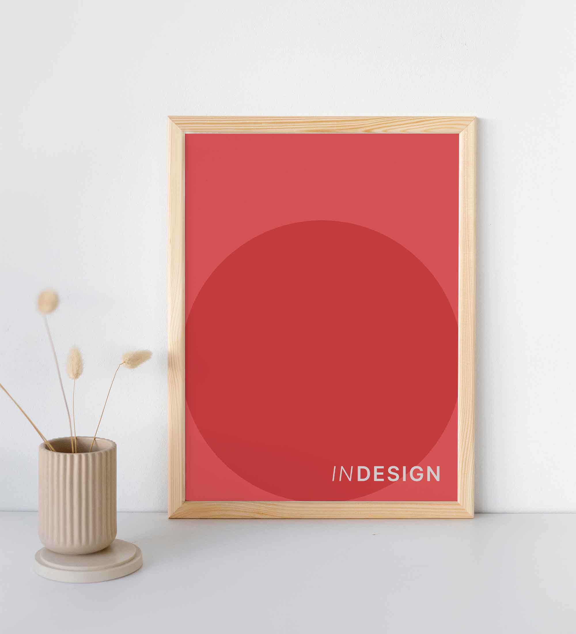 Free Minimalistic Poster Mockup (PSD)