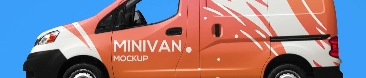 Free Minivan Mockup (PSD)