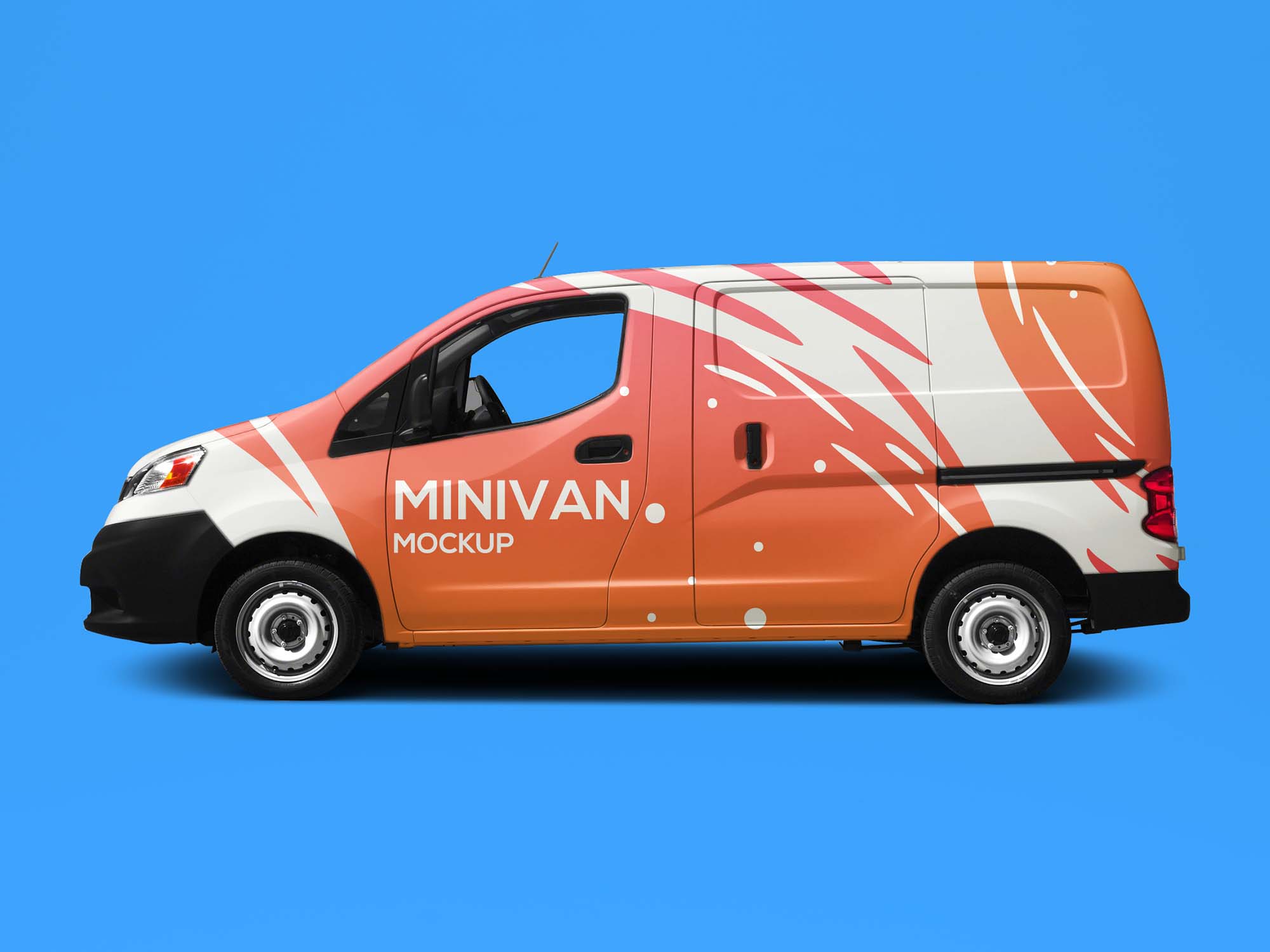 Free Minivan Mockup (PSD)