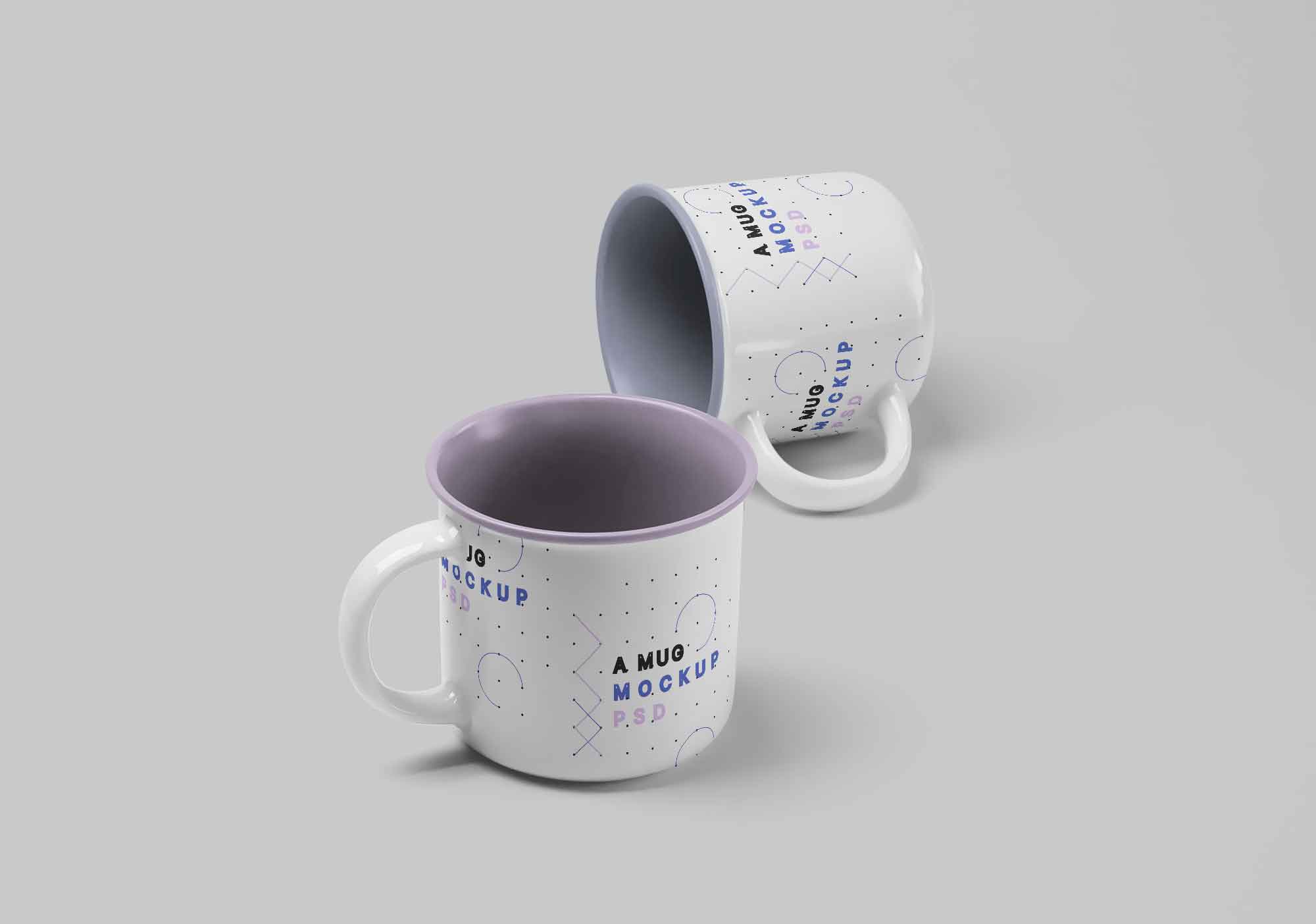Free Mug Mockup Set (PSD)