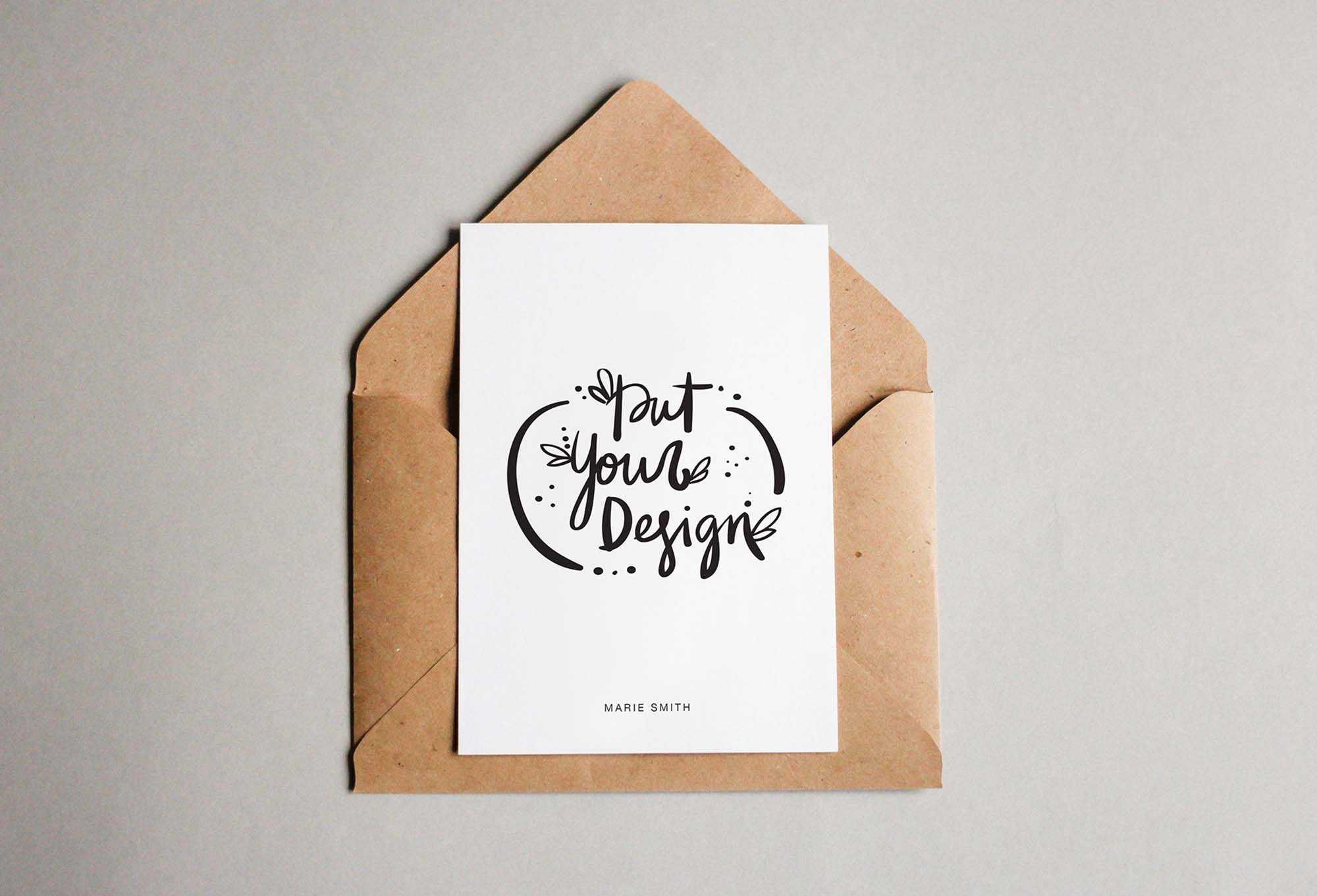 Free Postcard Mockups (PSD)