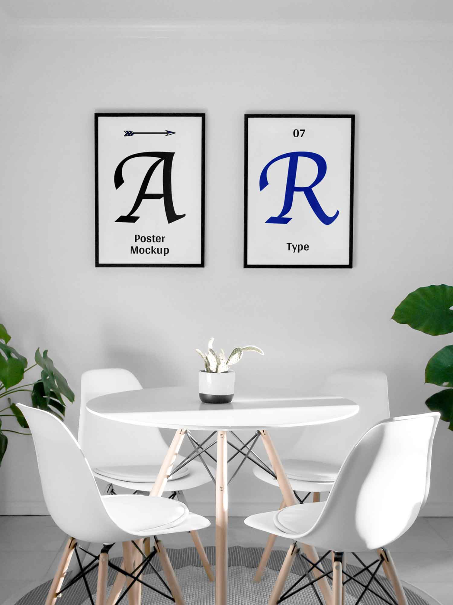 Free Posters Mockup (PSD)