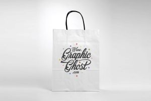 Free Realistic Paper Bag Mockup (PSD)
