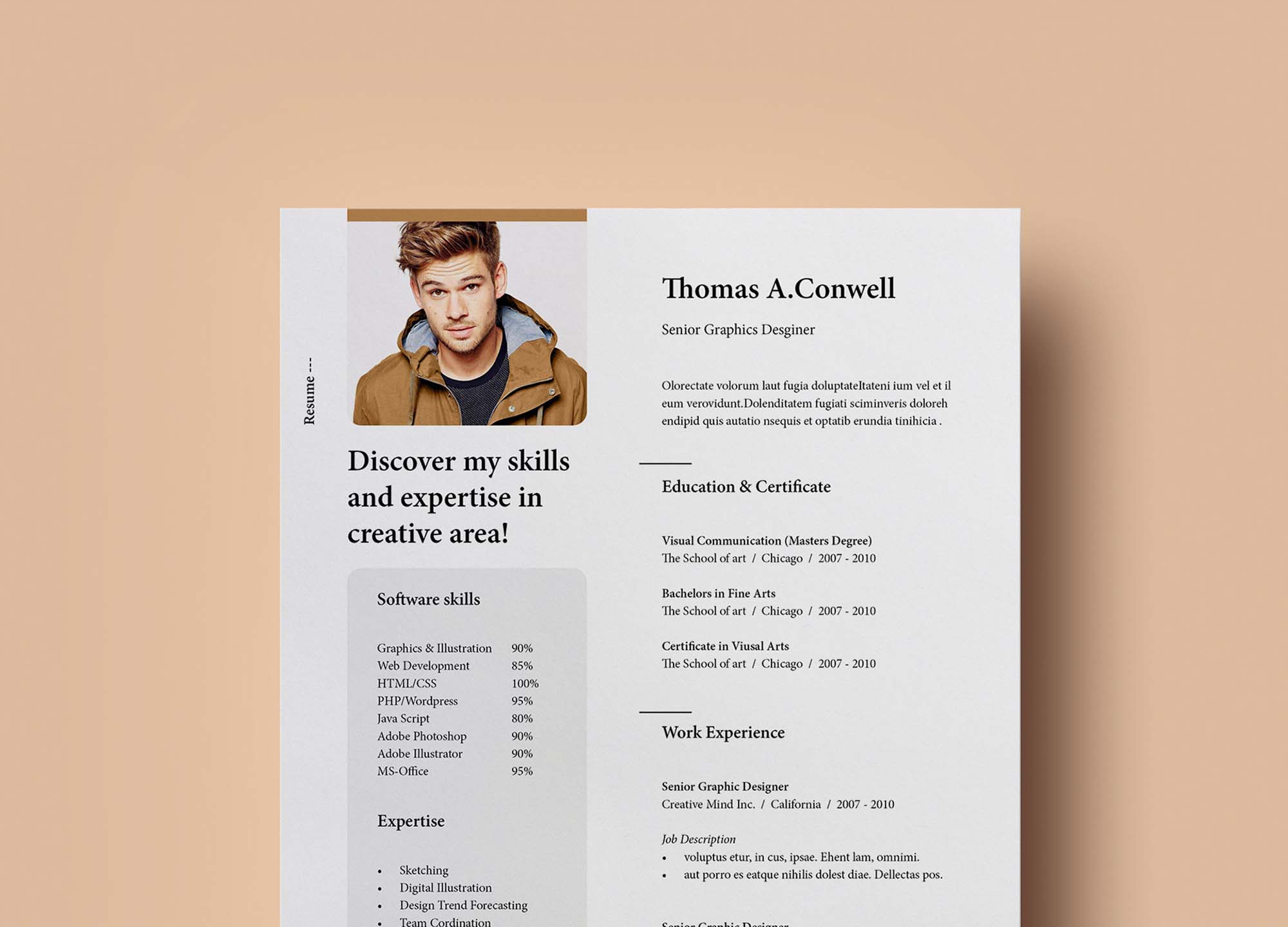 Free Resume Template Vol 8 (IND)