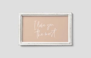 Free Rustic Frame Mockup (PSD)