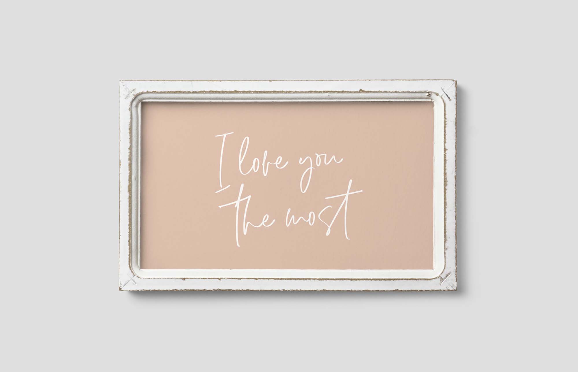 Free Rustic Frame Mockup (PSD)