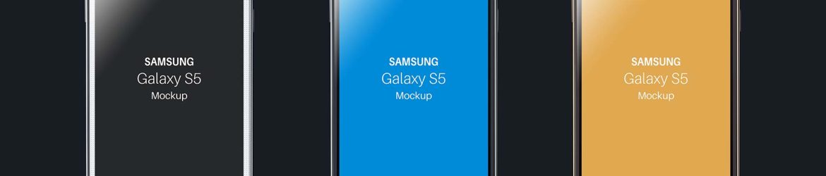 Free Samsung Galaxy S5 Mockup (PSD)
