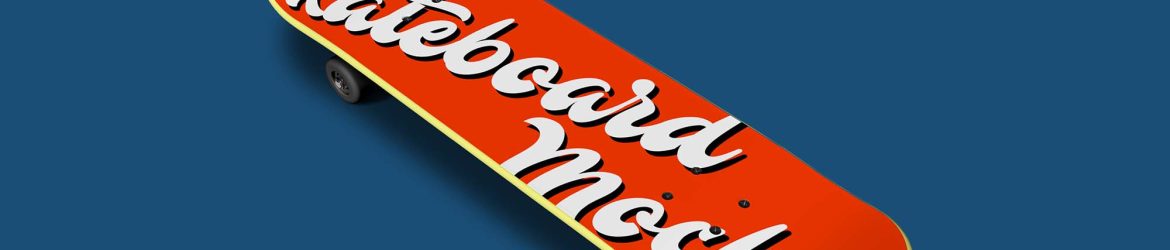 Free Skateboard Mockup (PSD)
