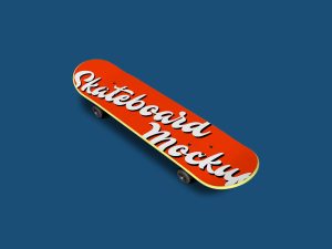 Free Skateboard Mockup (PSD)