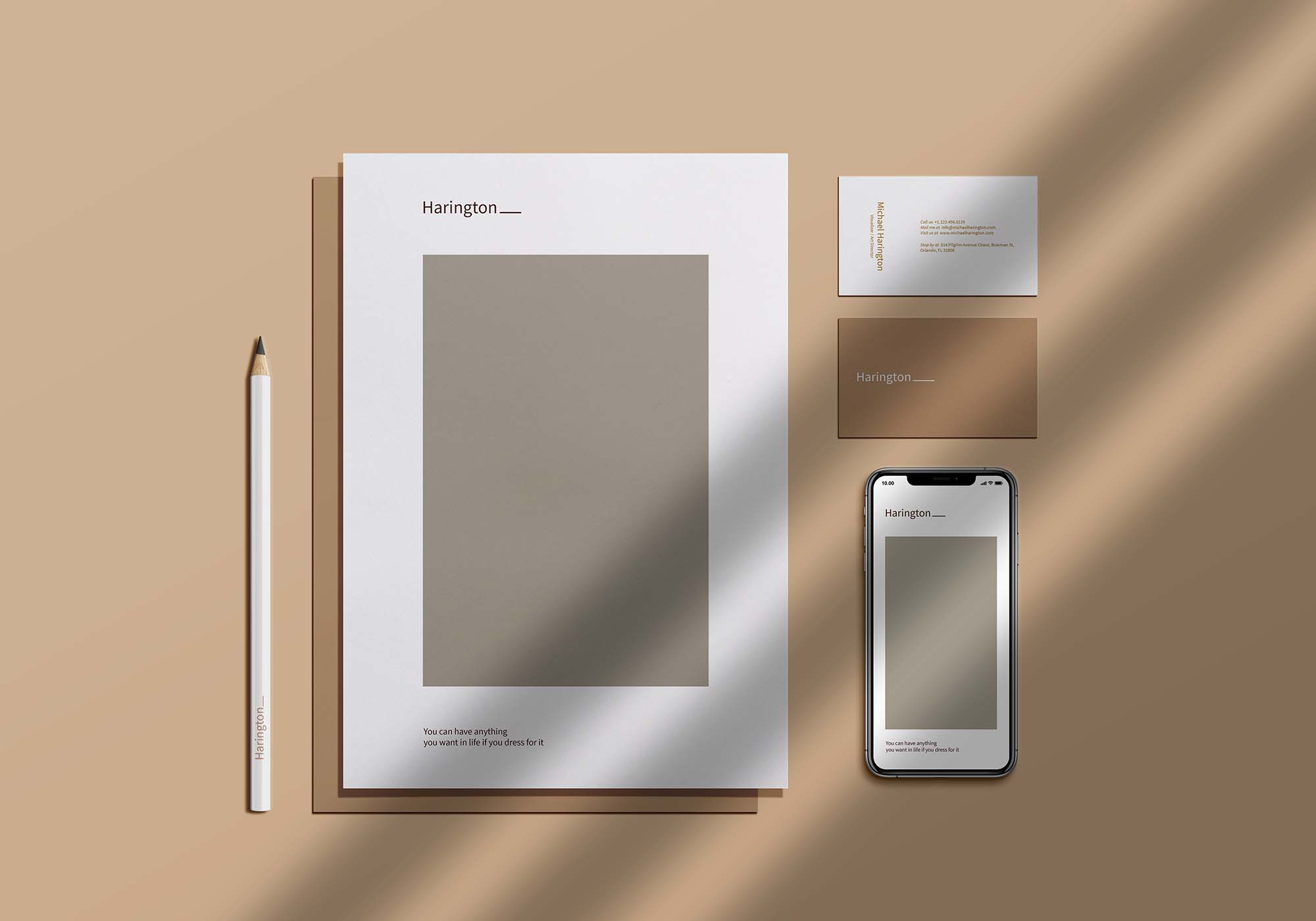 Free Stationery Mockup Scene Creator (PSD)